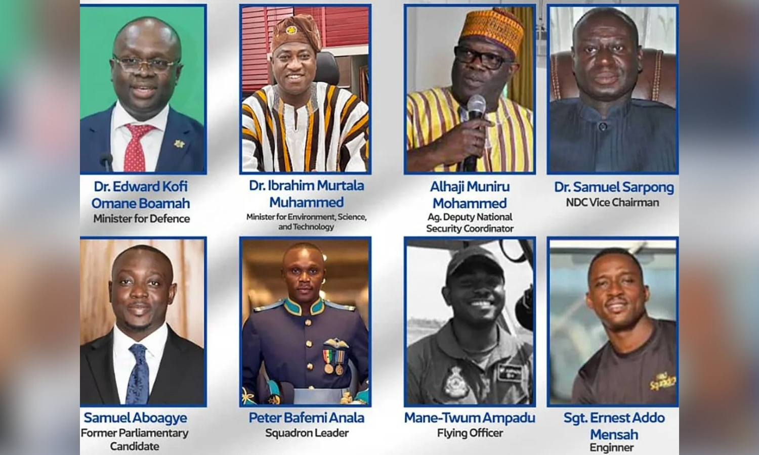 AfBA Mourns Ghanaian Ministers, Officials Killed In Helicopter Crash