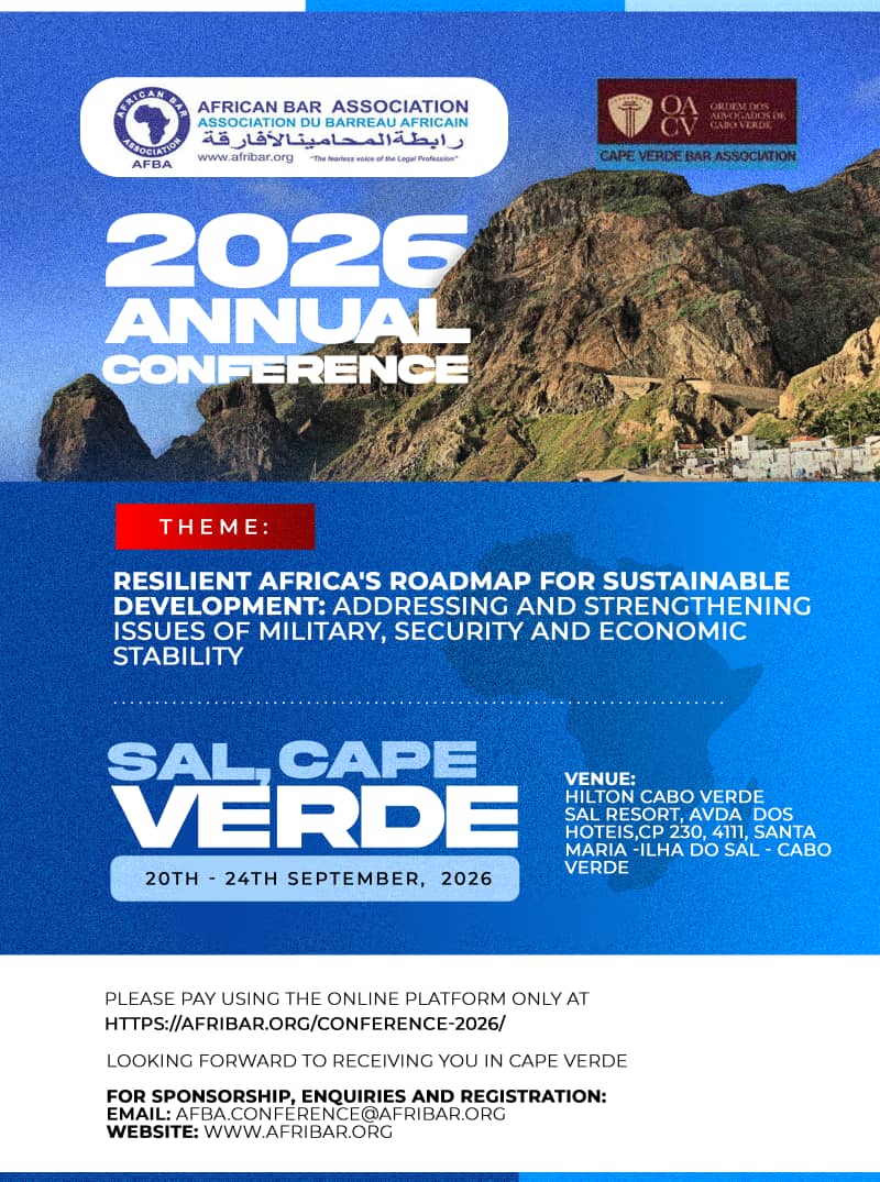 Read more about the article African Bar Association Announces 2026 Annual Conference In Cape Verde