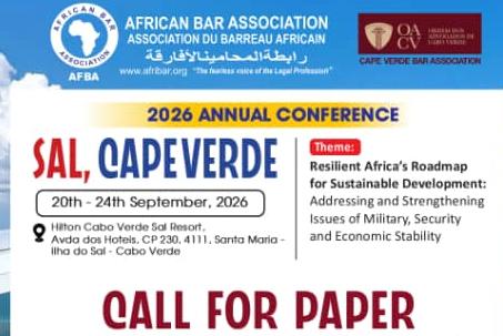 Read more about the article African Bar Association Calls For Papers Ahead Of 2026 Cape Verde Conference